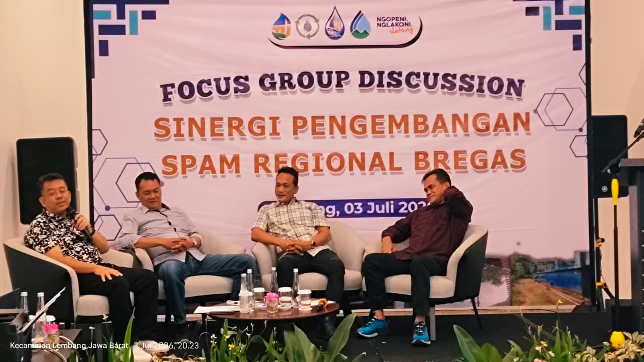 Perumda Air Minum Tirta Baribis Sukses Kawal Penyesuaian Tarif Air Curah Tetap Terjangkau pada Kegiatan Focus Group Discussion SPAM Regional Bregas